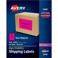 Avery Label, Ship, Neon, 5.5X8.5, Ma AVE5948